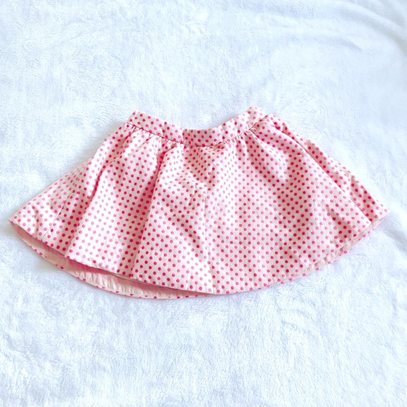 KATE SPADE Coreen Pink Polka Dot Circle Skirt 4/4T - Picture 3 of 4